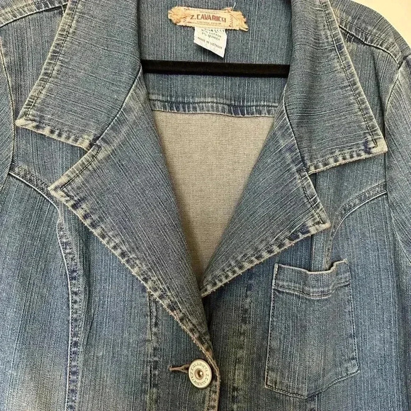 NWT Z. Cavaricci Denim Jacket - Picture 3 of 6
